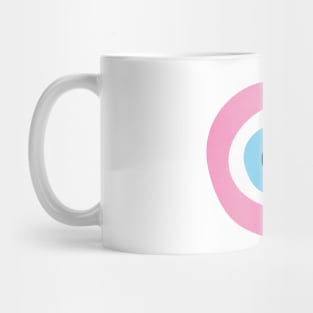 Pink Evil Eye Symbol Mug